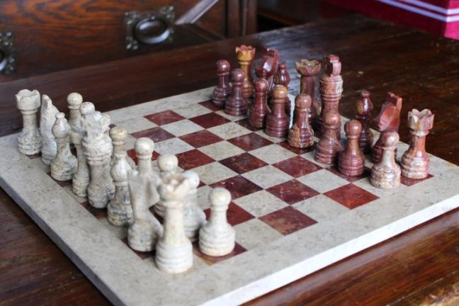 ☆在庫一掃セール☆イギリス アンティーク チェス盤 雑貨 ディスプレイ