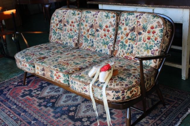 ☆在庫一掃セール☆ イギリス ヴィンテージ家具 アーコール 3P 3人掛け