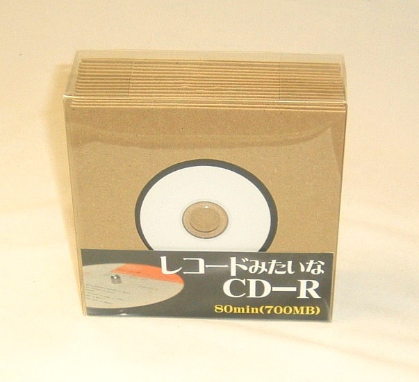 レコードみたいなＣＤ－Ｒ／厚紙ジャケット付き　１５枚入り