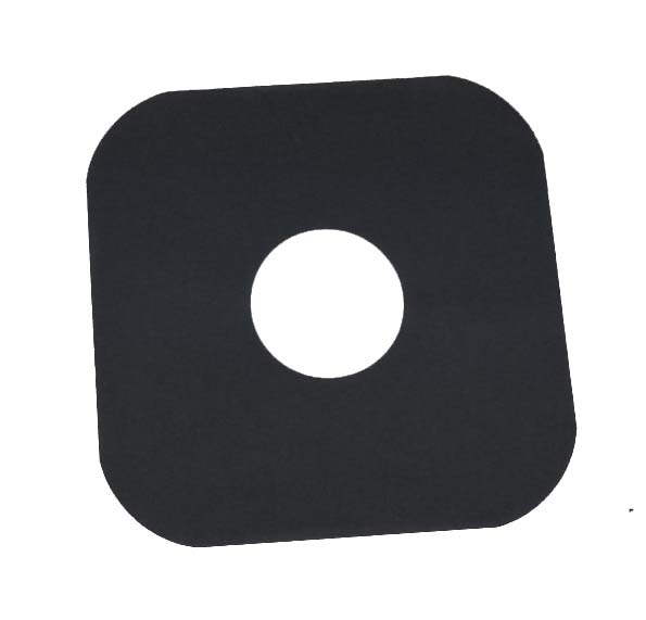 １２”(30cm/LP)用薄紙インナー　黒　（角丸み仕様）両穴付き　５０枚組