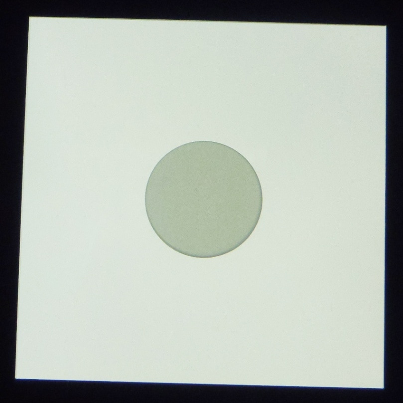 １２”(30cm/LP)用厚紙製ジャケット（ホワイト）片穴仕様　１０枚組