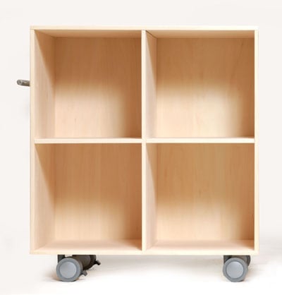 LPレコード収納カート《直送品》