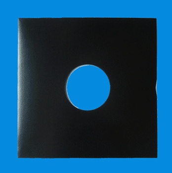 １２”(30cm/LP)用厚紙製ジャケット（ブラック）両穴付き　１０枚組