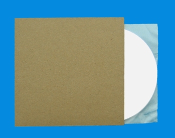 ＣＤ用厚紙ジャケット(135×135)(茶）１０枚組