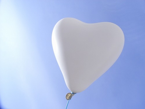 しろふわ♡うさぎさん＋ハートの風船 しろふわ♡うさぎさん＋ハートの風船