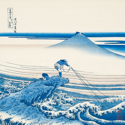 ミニふろしき〈48〉葛飾北斎/甲州石班沢