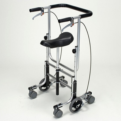 五十畑工業】 サドル付き歩行器 マルチトレーナー ライト 【福祉発明品