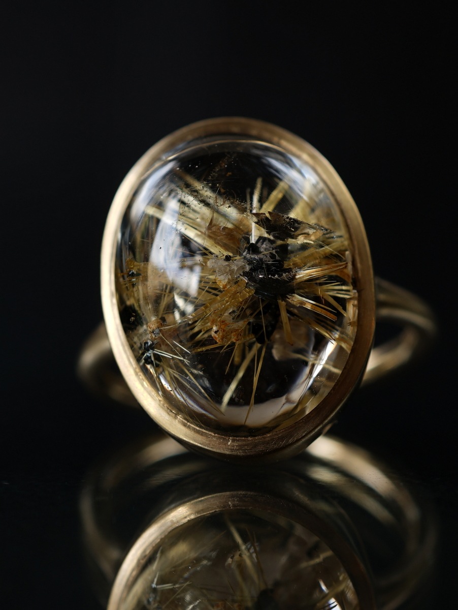 Moemi Sugimura スタールチルクォーツ K10yg Moemi Sugimura モエミ スギムラ Fuligoshed リング アクセサリー通販fuligo フーリゴ