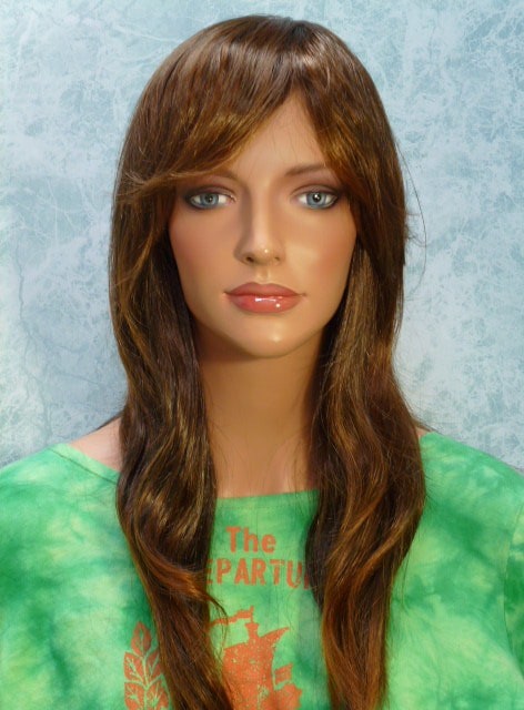 パーティーウィッグ【ナチュラルウェーブレッドブラウン】