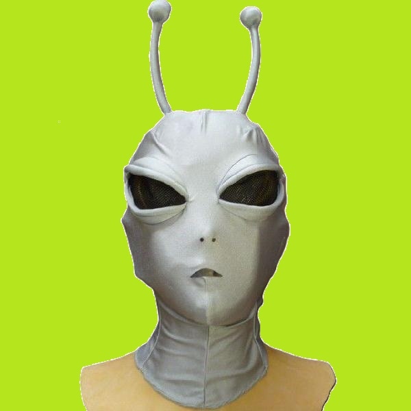 宇宙人の被り物・布製、宇宙人マスク。エイリアンコスプレの人気商品。