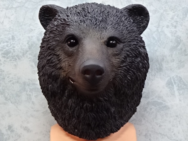 熊のマスク・ヒグマ？ツキノワグマ？アメリカグマ？、リアルな熊の