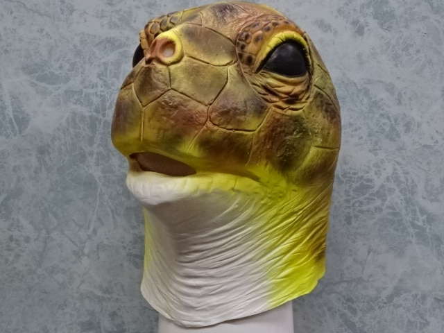 亀の被り物・仮装用、カメのマスク。