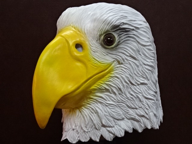 鷲の被り物、鷹の被り物？リアルタイプ、イーグルマスク