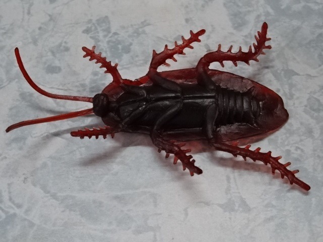 イタズラジョークグッズ・ゴムのネズミ&ゴキブリのおもちゃセット