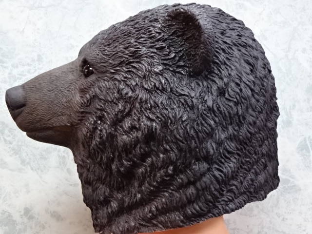 熊のマスク・ヒグマ？ツキノワグマ？アメリカグマ？、リアルな熊の