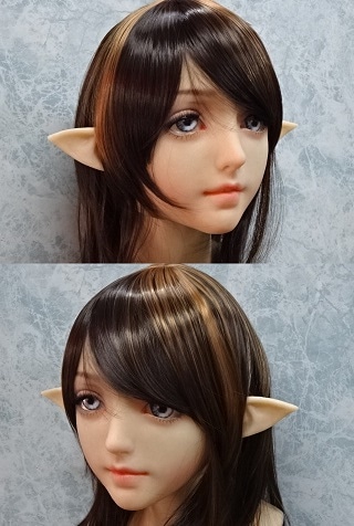 M13 Ilia マスク・妖精シリコンフィメールマスク、フルフェイスタイプ