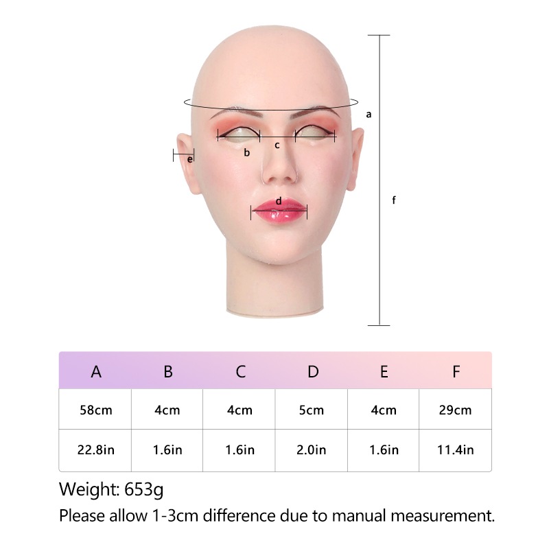 シリコンフィメールマスク・メイ3.0、Silicone Mask May3.0  Roanyer