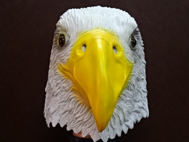 鷲の被り物、鷹の被り物？リアルタイプ、イーグルマスク