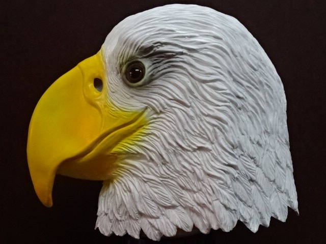 鷲の被り物、鷹の被り物？リアルタイプ、イーグルマスク