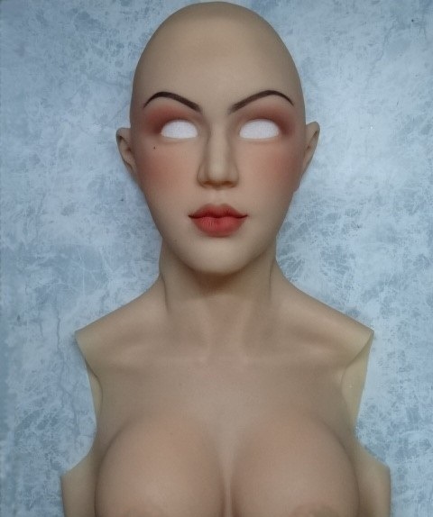 ◆シリコンフィメールマスク・カミール、ブレスト付、ROANYER Camile
