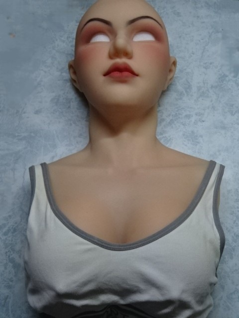 訳あり割引商品◆シリコンフィメールマスク・カミール、ブレスト付、ROANYER Camile