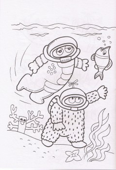 たいやきぬりえ