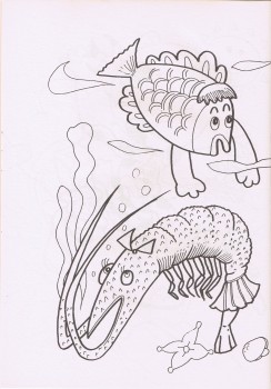 たいやきぬりえ