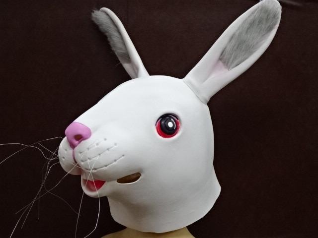 ウサギの被り物・NEWうさぎマスク。卯年マスク