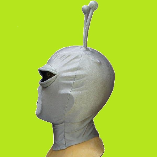 宇宙人の被り物・布製、宇宙人マスク。エイリアンコスプレの人気商品。
