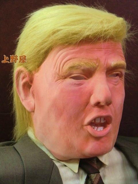 トランプマスクDX・リアルな髪形のMr.トランプ被り物