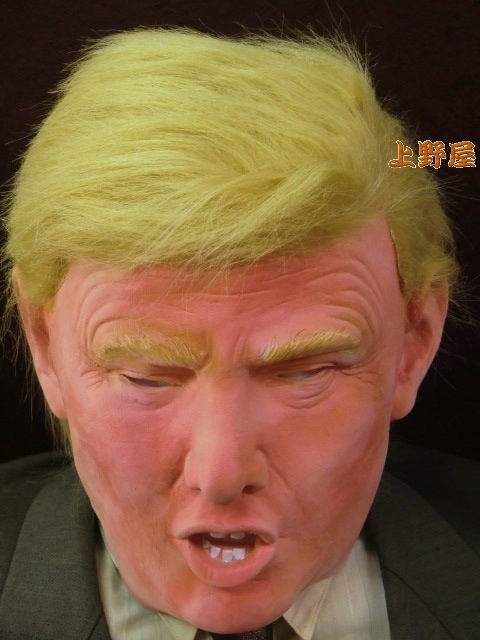 トランプマスクDX・リアルな髪形のMr.トランプ被り物