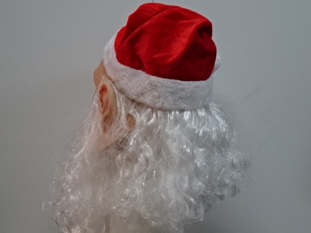 サンタクロースマスク・リアルなサンタの被り物、サンタマスク