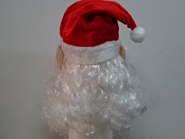 サンタクロースマスク・リアルなサンタの被り物、サンタマスク