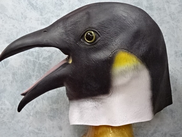ペンギンの被り物・ペンギンマスク。