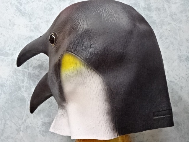 ペンギンの被り物・ペンギンマスク。