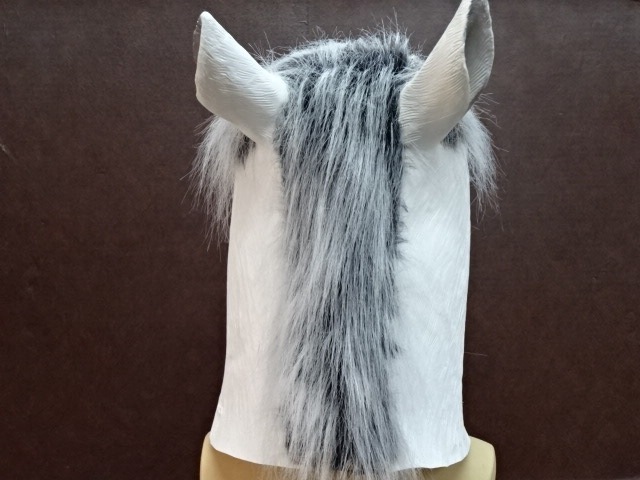 白うまマスク・馬の被り物