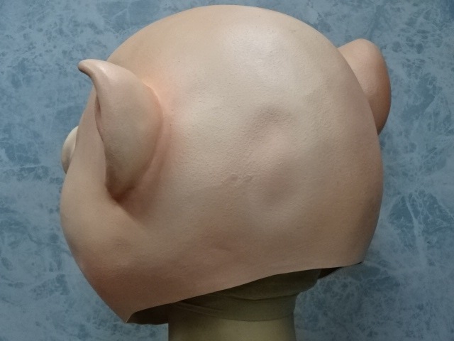 豚の被り物・アニマル ブタちゃんマスク・フルフェイスの豚のお面です