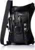 ショルダーバッグ ウエストバッグ 2way レッグ HGS10048 ブラック【宅配便発送】