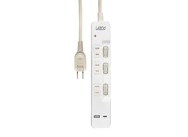 饽(Lazos) Ÿå 2m AC3 USB2 Type-CбL-PSAC3-2ȯ120Ĥޤǡ