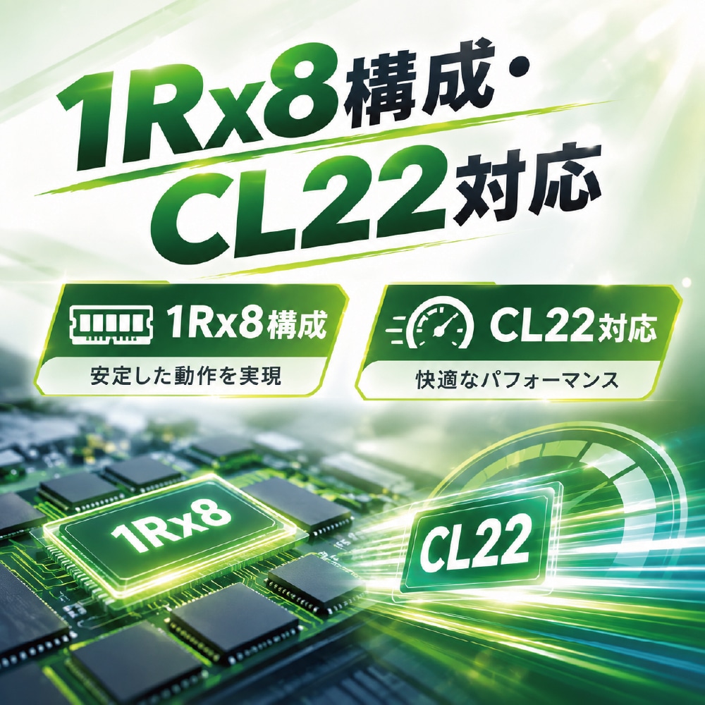 メモリ DDR4 8GB 2枚セット デスクトップPC用 増設メモリ PCメモリ RAM