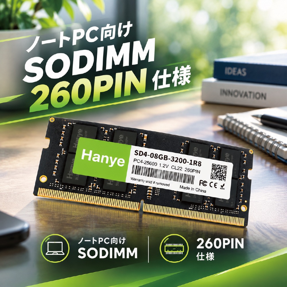 ★ノートPC用★260PIN　SODIMM DDR4 8GB*2枚セット★A DDR4 8GB 3200MHz PC4-25600 ノートPC用メモリ SODIMM 260PIN 1Rx8