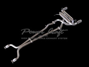 （アンパンさん）Z33DE power craft 触媒ストレート Power Craft製<br>日産 Z33 DE/HR 用マフラー <br>Z-Challenge