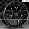 アウディ A6 オールロードクワトロ C7 4G系 新品 ヴェナティッチ C-72M 19インチ タイヤホイール 255/45R19 BLK 4本セット