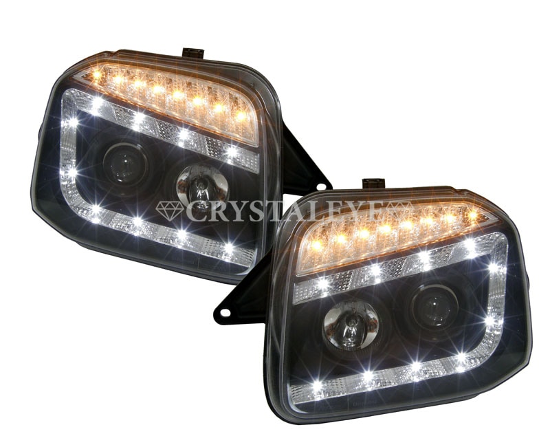 JB23 ����ˡ� ή���LED�����󥫡���¢ 10ϢLED�ץ������������إåɥ饤��V2(�֥�å������ס�