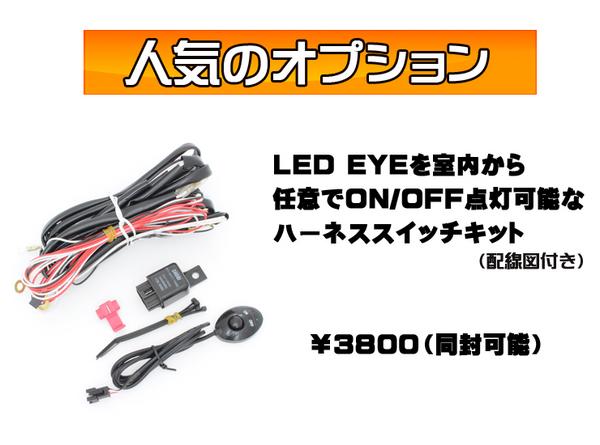 クリスタルアイ ヘッドライトガーニッシュ Ver2 ヴェルファィア 20 前期 20系 ヴェルファイア 前期用 LED EYEデイライトガーニッシュV2