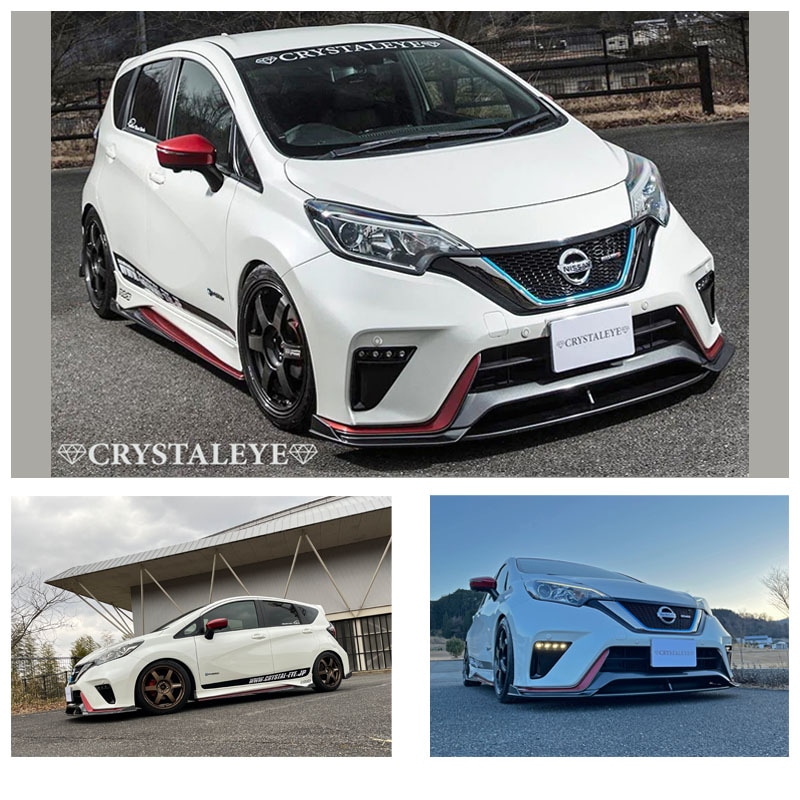 E12 ノート 後期 ニスモ用 クリスタルアイ リップスポイラー (フロント用)