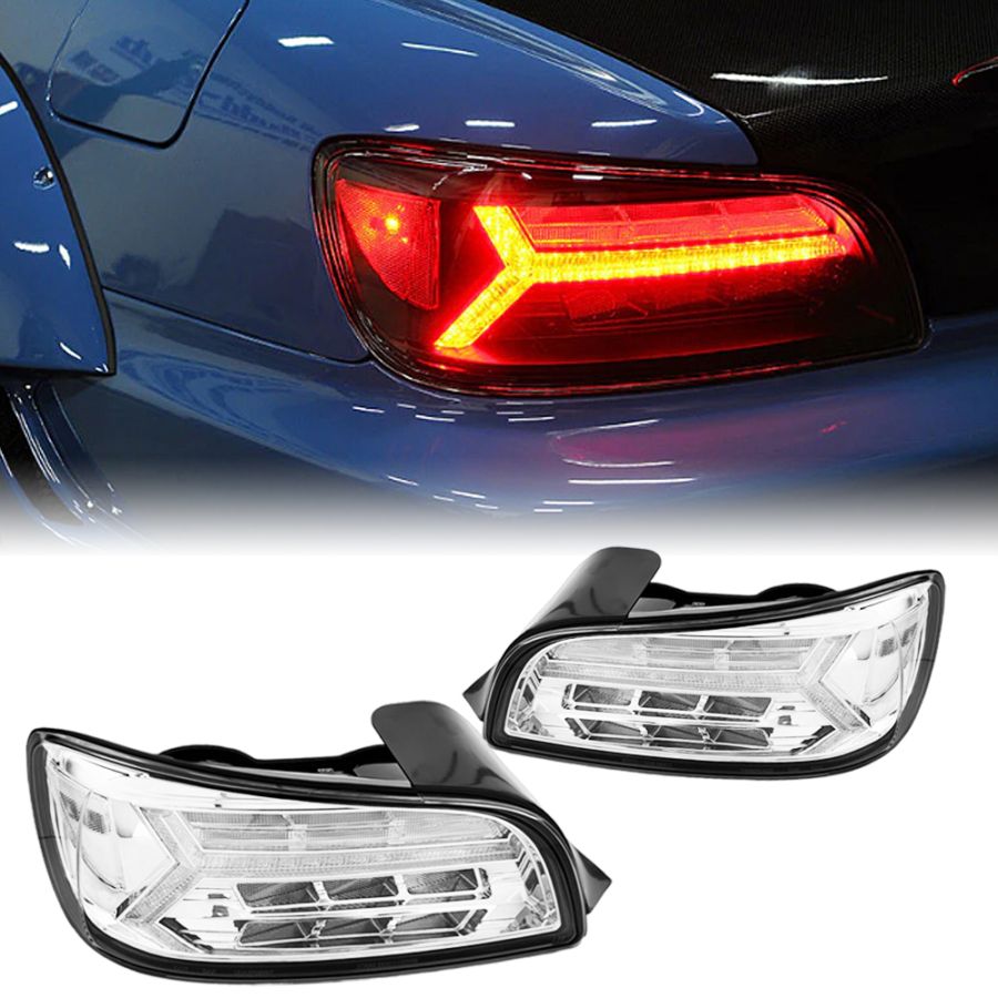 S2000 前期テールランプ左右セット AP1 ホンダ AP1 S2000 前期用 ファイバーLEDテールランプ フルクリアータイプ