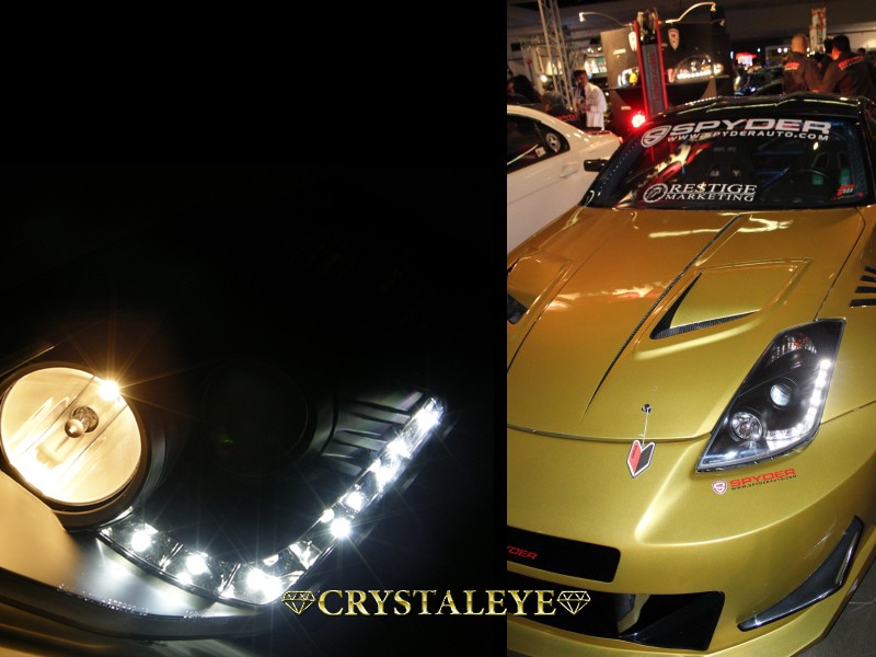 z33 前期ヘッドライト・左右・アイライン付 z33 前期ヘッドライト