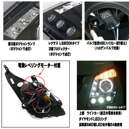 MH23S �若��R �쥯���������� ���������LED������󥰥ץ������������إåɥ饤�ȡʥ֥�å���