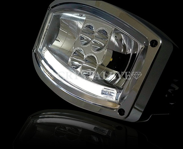 12V/24V�� LED�ɥ饤�ӥ󥰥饤�� V2 î���С��饤�� ���ݥåȥ饤�� �ե������� �ϥ��ѥLED  �ȥ�å�/�ŵ�/�ȥ饯����/�����ʤɤ˺�Ŭ